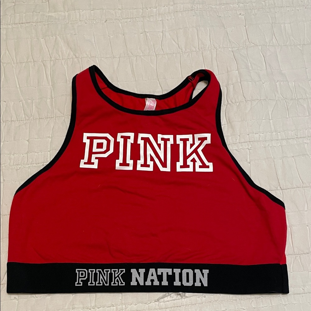 Victoria's Secret Red PINK Crop Top